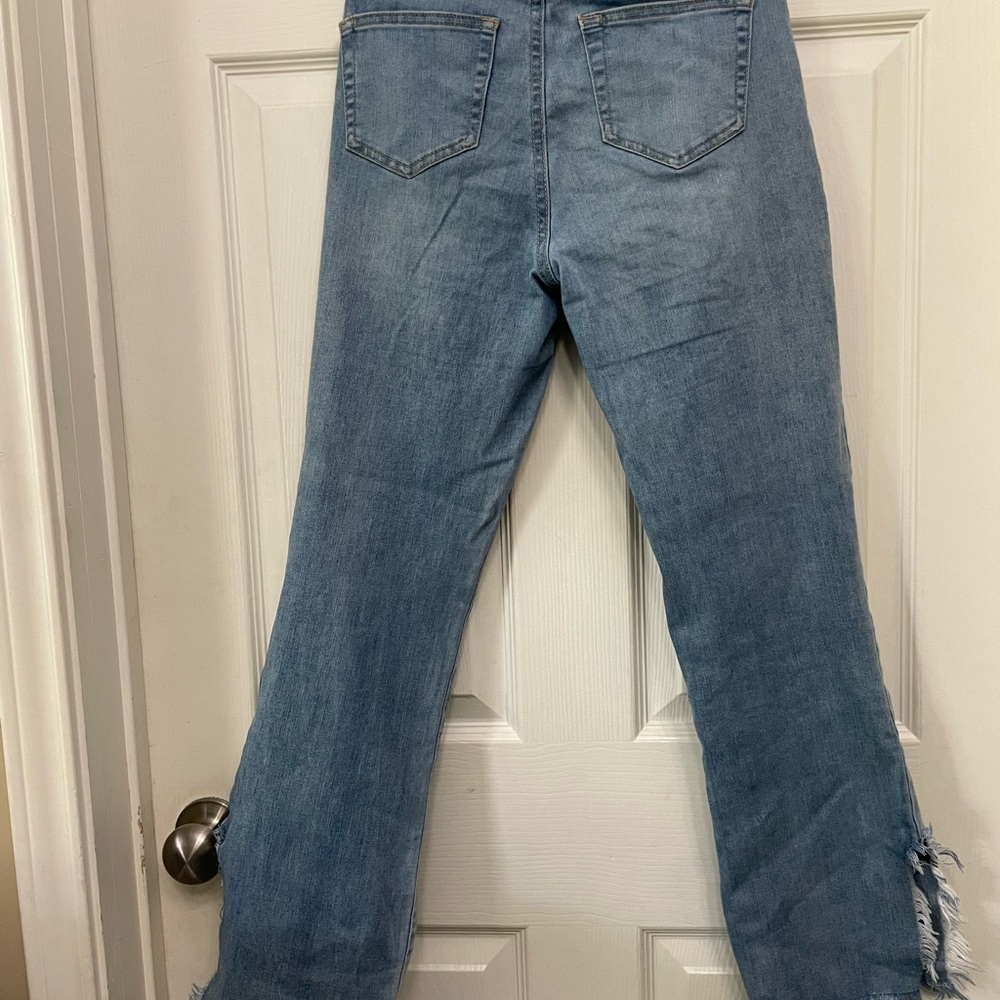 Sincerely Jules Blue Flare Wide Leg Jeans